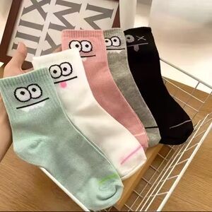 Zara Multicolor Fun Face Socks Set